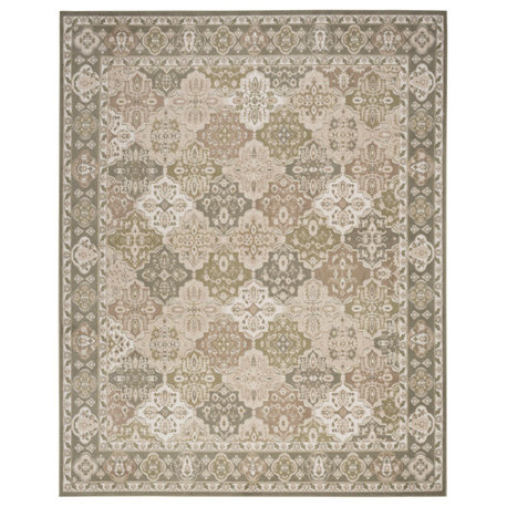 Nourison Grafix 10' x 14' Green Vintage Indoor Rug