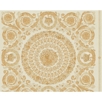 Textured Wallpaper Baroque Classical Graphics Modern Ornament, 370552