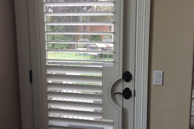 Shutters in transitional space.