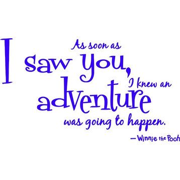 Winnie Pooh Quote, 14x28"