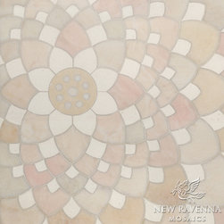 Ever Expanding Lotus Stone Mosaic - Tiles
