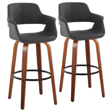 Vintage Flair 30" Fixed-Height Barstool, Set of 2
