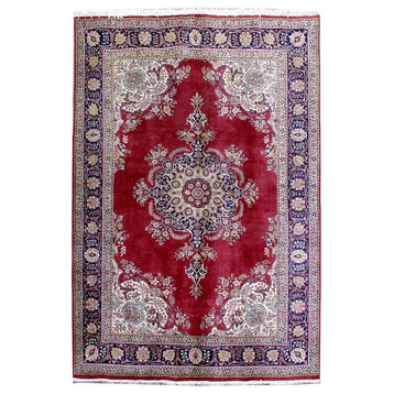 Consigned, Persian Rug, 7'x10', Handmade Wool Tabriz