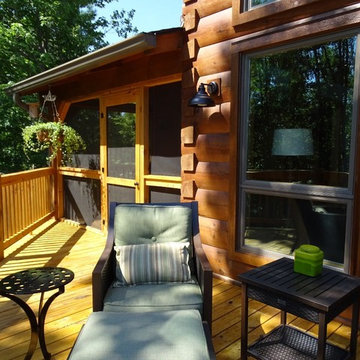 Custom Castlerock Log Home 8x12 D Log