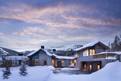 Mountain style exterior home photo in Other