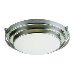 Trans Globe Lighting - Trans Globe Lighting 2482-1 BN Semi Flush - Flush-mount Ceiling Lighting