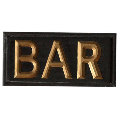 Wooden Bar Sign