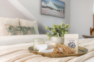 Example of a bedroom design in Bridgeport