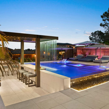 Mira Montana - Front Yard Infinity Pool, Zen-Inspired Design