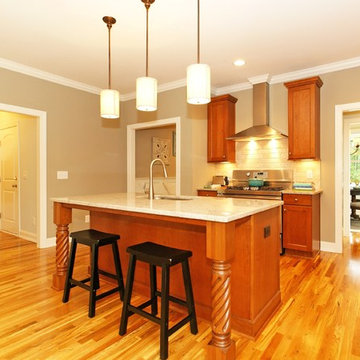 Kitchens in New Homes Featured in For Sale by Builder Magazine in the Triangle