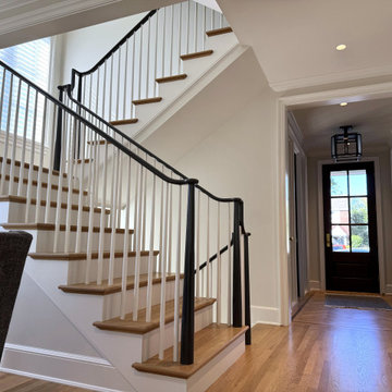 Project #142 | Transitional Staircase with Over-the-Post Balustrade
