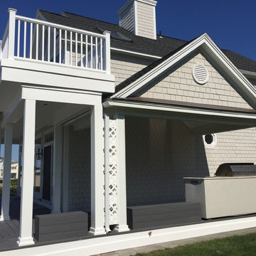 Two Story Deck in Old Lyme CT