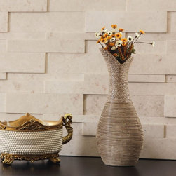3d Natural Stone Wall Cladding - Burdur Beige Marble - Tile