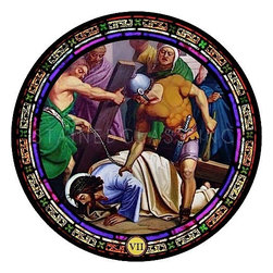 Panel#10024 / Station 7: Jesus Falls the Second Time - Windows And Doors