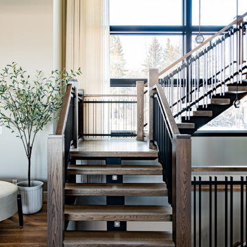 Central Alberta Residence - Stairs