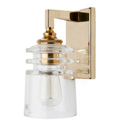 Watt II Wall Mounted Single Arm Sconce - Wall Sconces