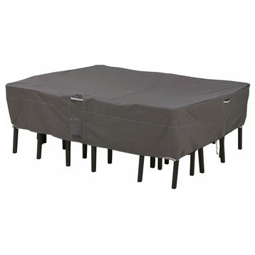 Dura Covers Taupe Collection Oval Rectangle Patio Table and Chair Cover