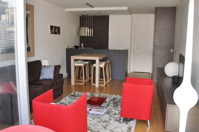 Exemple d'un salon tendance.
