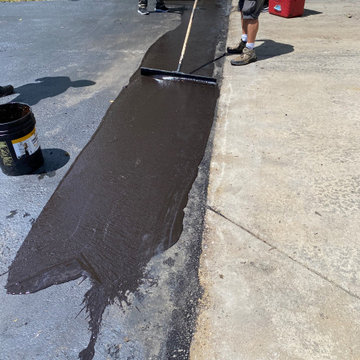 Asphalt installation