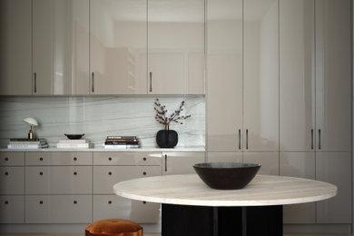 Example of a trendy home design design in Austin