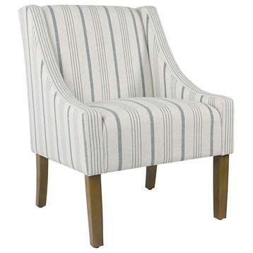 Classic Accent Chair, Blue