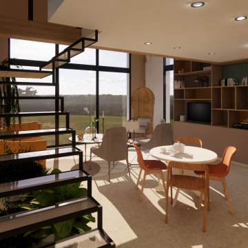 SAINT CANNAT | 40 m² | Extension esprit loft