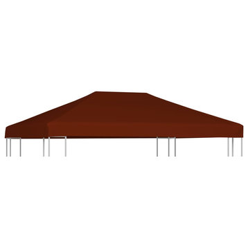vidaXL Gazebo Cover Canopy Top Replacement Sunshade for Patio Beach Terracotta