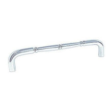 Appliance handle for paneled refrigerator