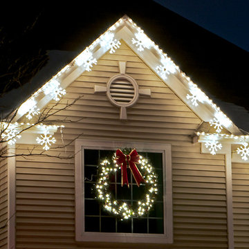 Residential Holiday Lights by Green Impressions