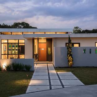 75 Beautiful Contemporary Stucco Exterior Home Pictures & Ideas | Houzz