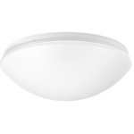 Progress - Progress P730008-030-30 Drums and Clouds - 10.63" 21W 1 LED Flush Mount - LED close to ceiling with white contoured acrylic clouds that float off the ceiling. Twist on installation. Wall or ceiling mount. 1575 lumens, 75 lumens/watt, 3000K and 90CRI. Energy Star and Title 24.