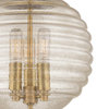 Hudson Valley Lighting 3200 Coolidge 3 Light 10"W Semi-Flush - Old Bronze