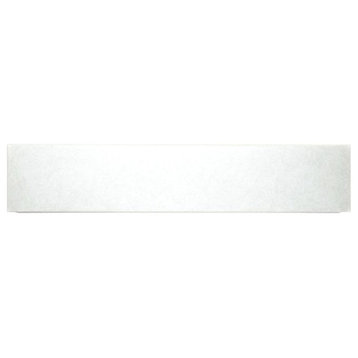 Swan 12x60x1 Solid Surface Shower Floor Ramp, White