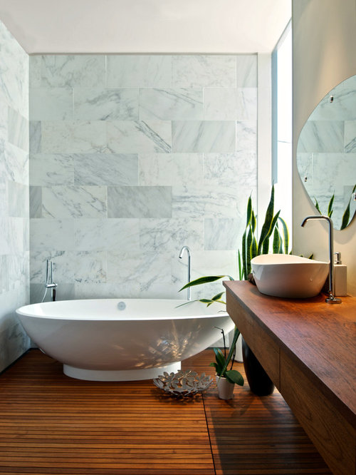 Natural Tone Bathroom Design Ideas, Renovations amp; Photos