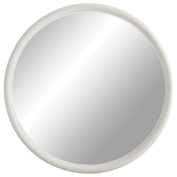 Lesley Large Mirror, White Wash