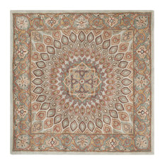 50 Most Por Square Area Rugs For 2018 Houzz Safavieh Peyton Hand Tufted Rug Blue Gray 10 X10 Square