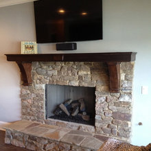Fireplaces, mantels