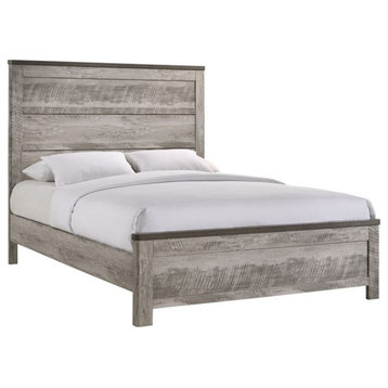 Picket House Furnishings Adam Full Panel Bed in Gray