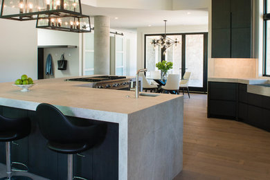 Kitchen - contemporary kitchen idea in Austin
