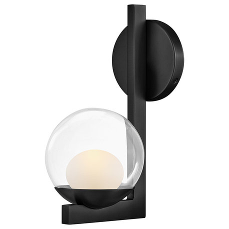 Hinkley Sunni Medium Single Light Sconce, Black
