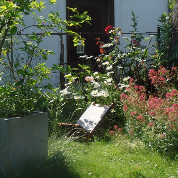 Aménagement paysager d'un jardin de ville...