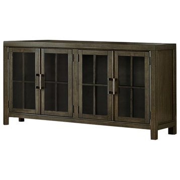 Magnussen Bellamy Wood Buffet Table in Peppercorn