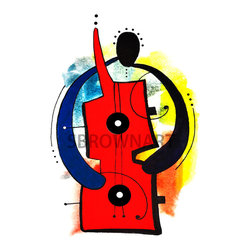 The Guitar Man Print - Products
