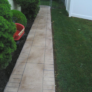 Stamped Concrete- Steps and Walkways
