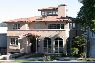 Tuscan exterior home photo in San Francisco