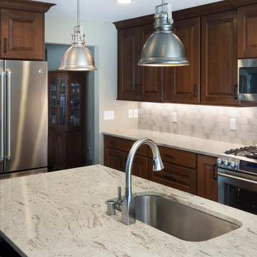 Classic Cherry Wood Kitchen