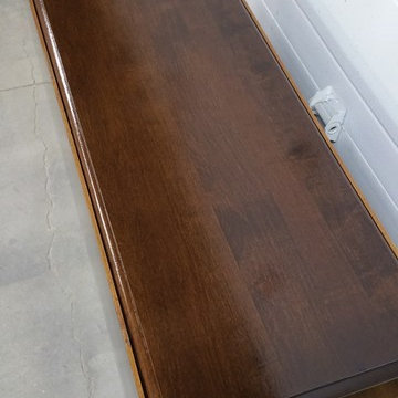Antique Drop Leaf Table Refinish and Repair