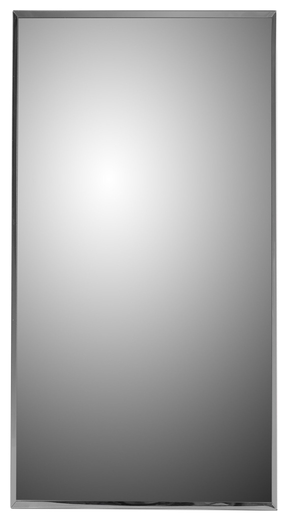 Deluxe Series Medicine Cabinet, 16"x30", Stainless Steel Frame, Surface Mount