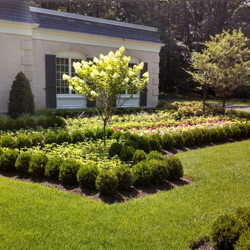 French-inspired Boxwood Parterre Garden