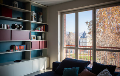 Una Casa Diventa Fluida con Idee Salvaspazio in Blu!